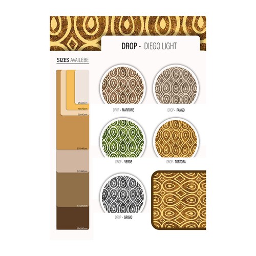 Tappeto cucina drop 240 - 57, x
